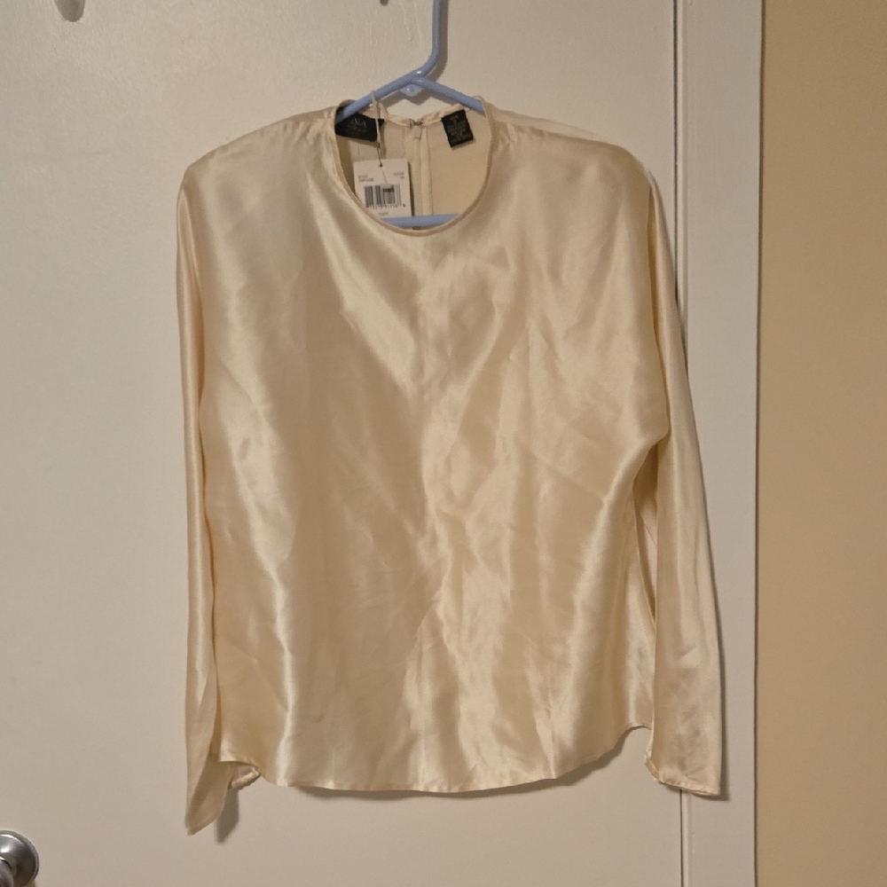 NWT Dana Buchman Silk Long Sleeve